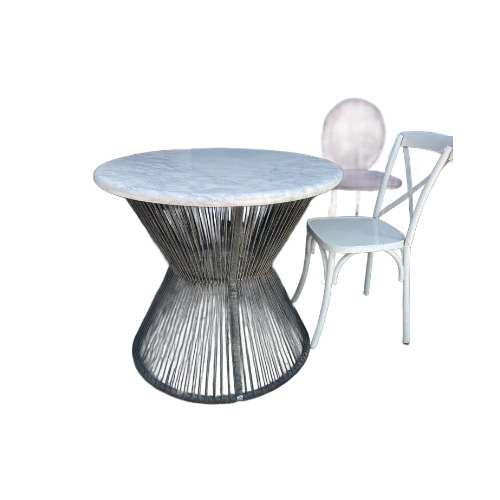 Iron Stool Wooden Top