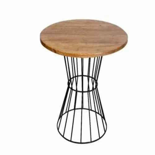 Iron Wooden Top Table