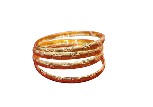 Ladies Gold Bangles 22 Kt