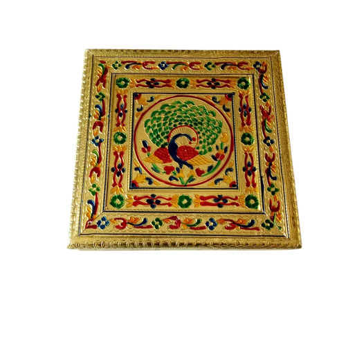 Oxidised Dry Fruit Box With Two Partition