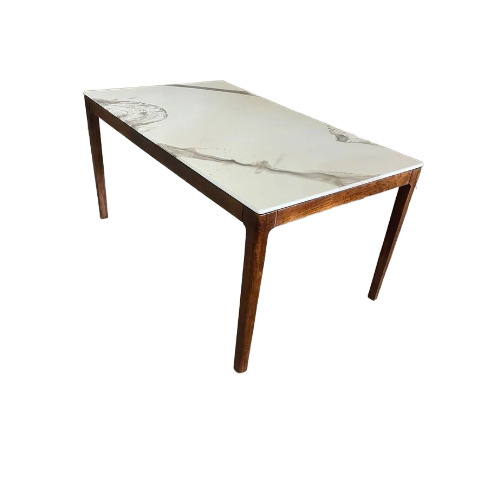 Rectangle Wooden Iron Dining Table