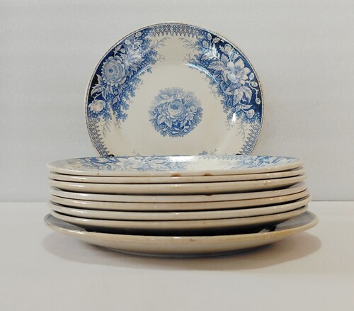 Sarreguemines Salad Plates 8 3/8