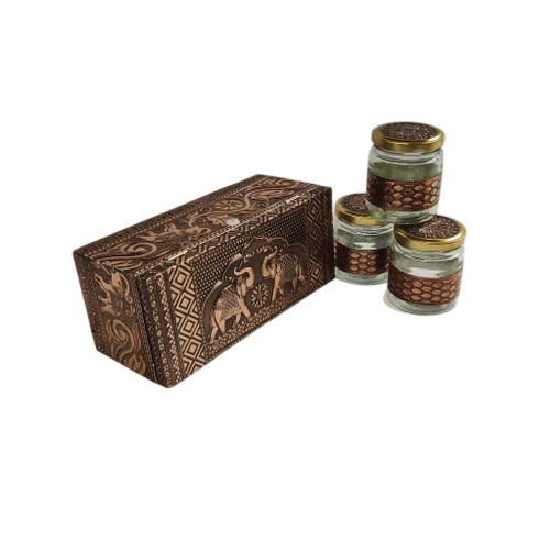 Wedding Gift Box With Dry Fruit Jar For Diwali Gifts