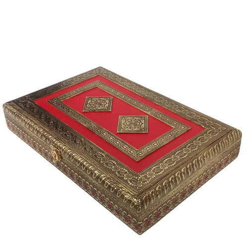 Wooden Decorative Brown Dryfruit Box