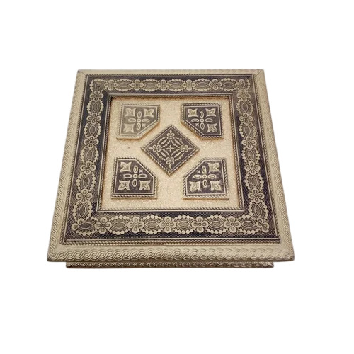 Wooden Dry Fruit Box With Four Partition