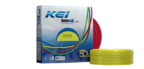 Yellow Pvc Insulated Industrial Cable