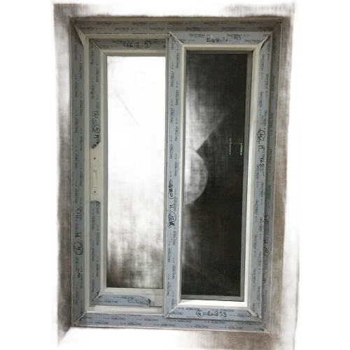 2 Track Rectangular Aluminum Sliding Window
