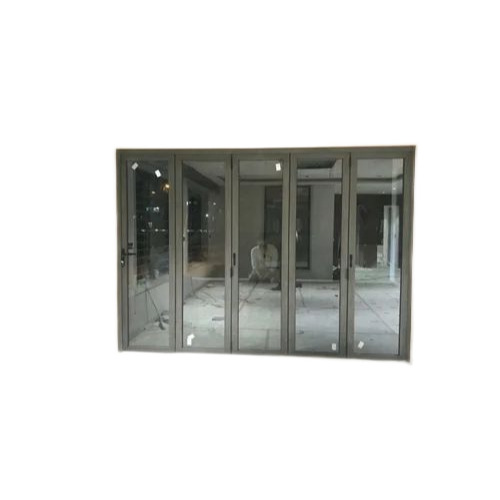 7 Panels Hinged Sliding Folding Glass Partition