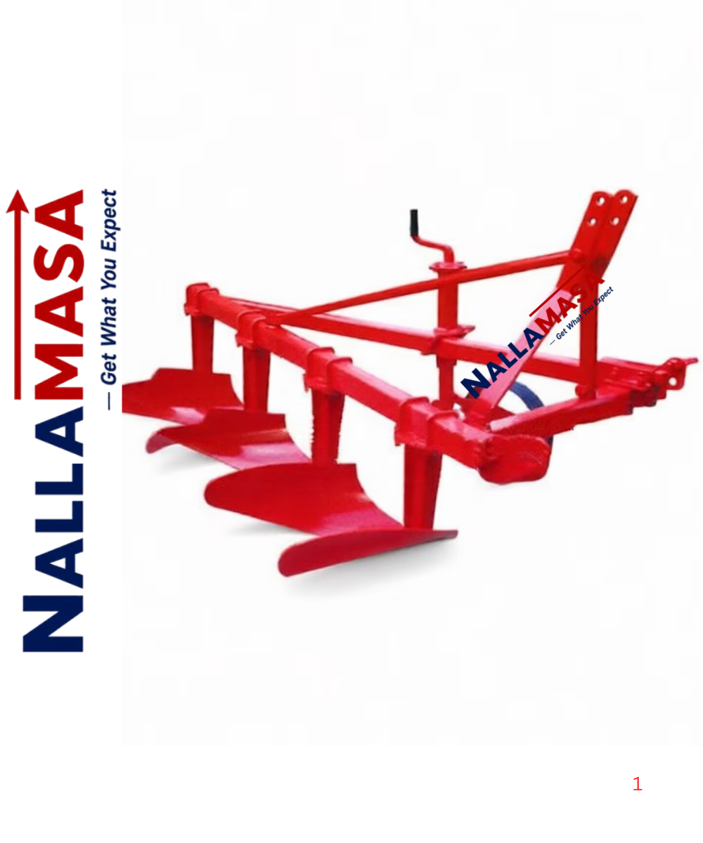 Agricultural Plough - Color: Red