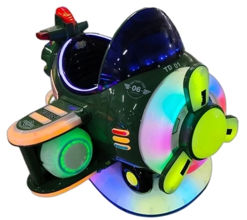 Classic Aeroplan Kiddie Ride - Material: Plastic