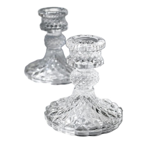 Glass Transparent Candle Holder