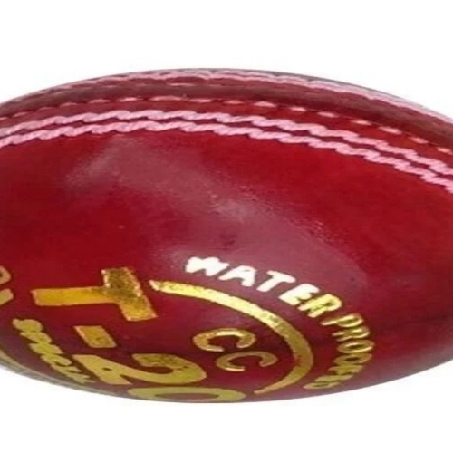 Leather cricket ball