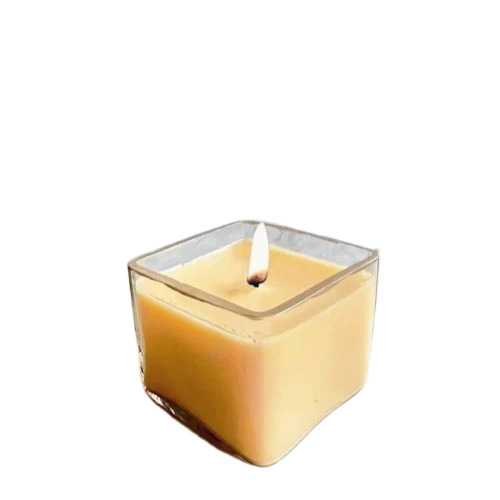 Square Glasses Wax Candle