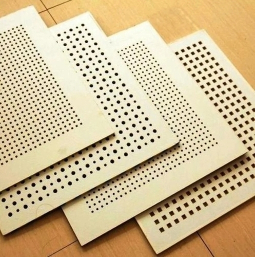 Acoustic Gypsum Perforated Ceiling Wall Paneling