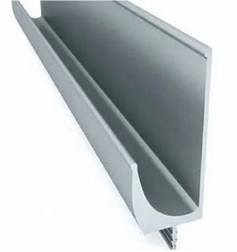 Aluminium J Handle Profile - Color: Silver