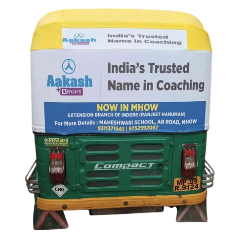 Auto Rickshaw Advertising Hood