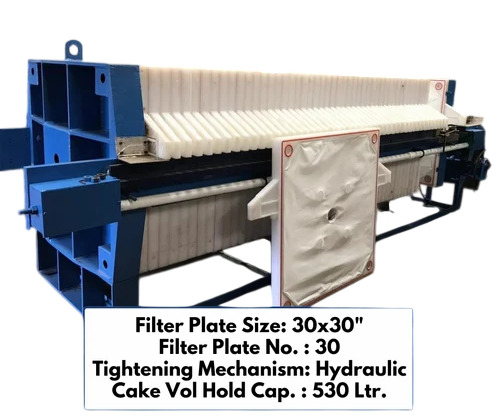 Hydraulic Filter Press 30 X 30 Inch