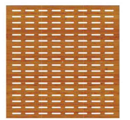 Wooden Perforated Tiles