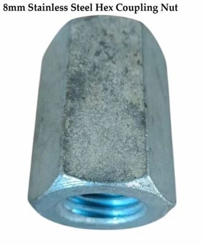 8mm Stainless Steel Hex Coupling Nut