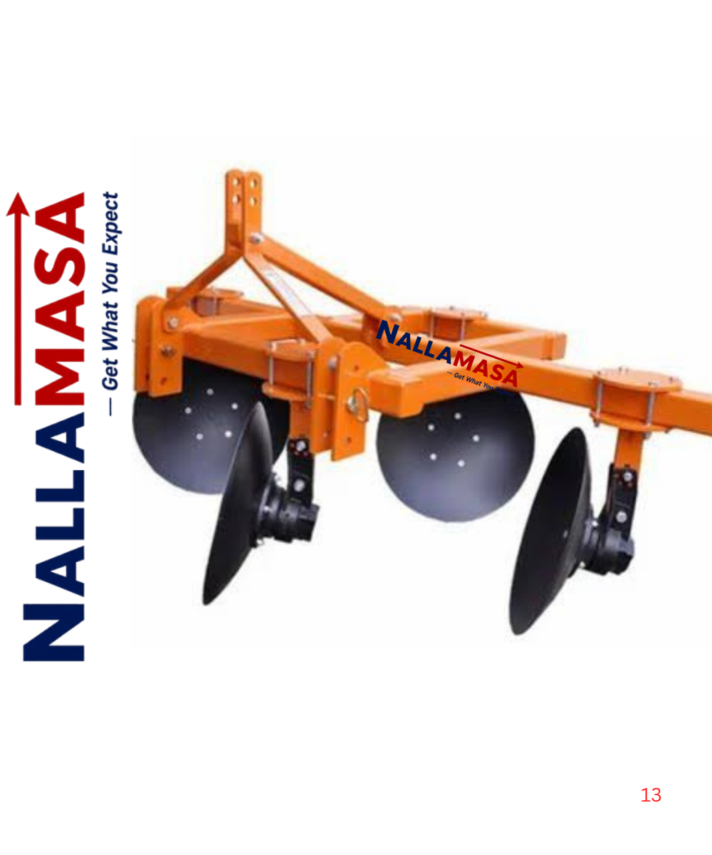 Agricultural Disc Ridger - Color: Orange