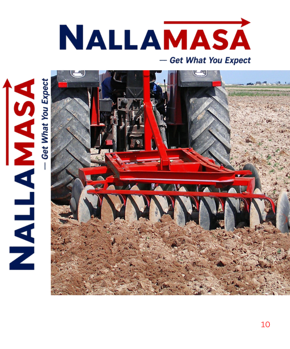 Agriculture Discs Harrows - Color: Red