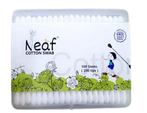 Cotton Earbuds Swabs Sticks Of Plastic