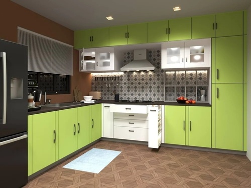 Modern Residential Pvc Modular Kitchen