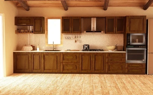 L Shaped Modular Kitchen