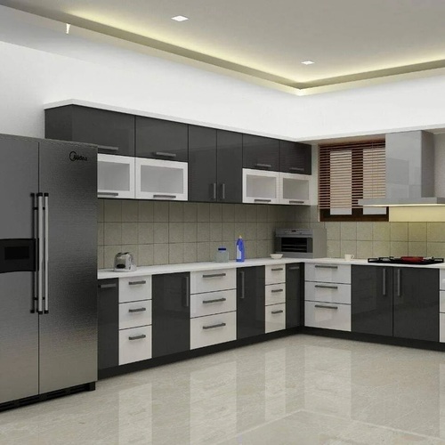Powder Coated Modular Kitchen