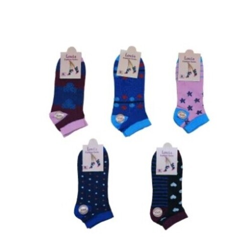 Printed Low Ankle Socks