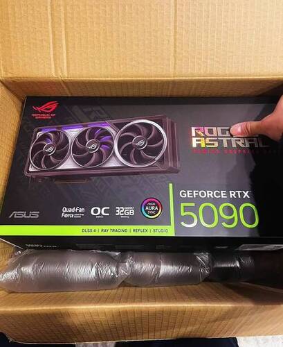 Rog Astral Geforce Rtx 5090 Authentic Edition Graphics Card - Brand Name: Asus