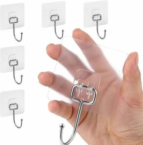 Ss Transparent Adhesive Sticker Wall Hook