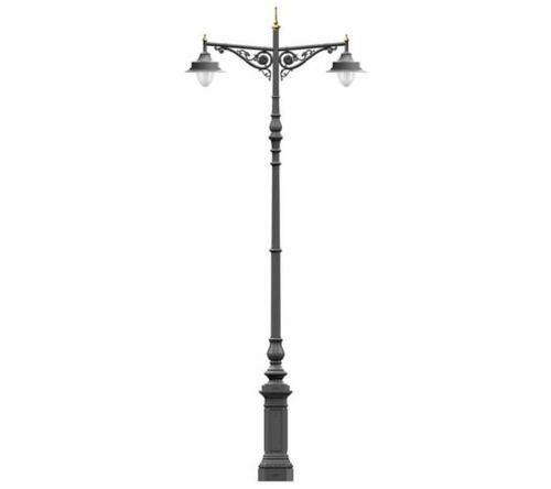 Aluminium Decorative Double Arm Pole Light