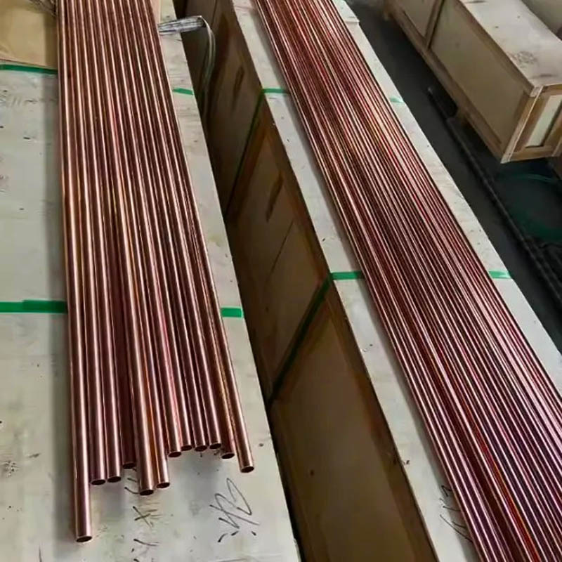 C70600 Copper Nickel Pipes For Marine Heat Exchangers - Color: Red