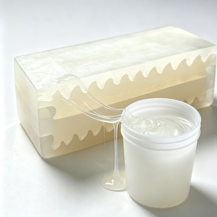 High-Hardness Liquid Silicone Rubber Used For Making Jewelry Decorative Molds - Color: Translucence