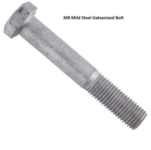 M8 Mild Steel Galvanized Bolt