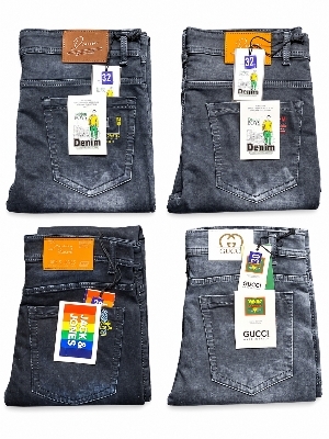 Mens Denim Jeans - Color: Black