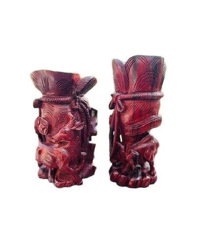 Pure Red Wood Penstand Antique Design