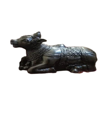 Wooden Nandi Statue