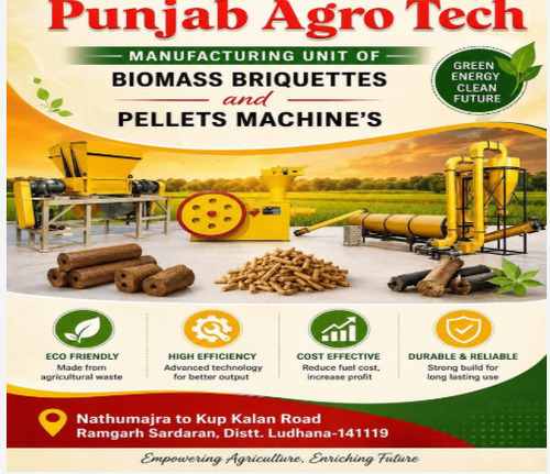 Biomass Briquettes And Pellets Machine
