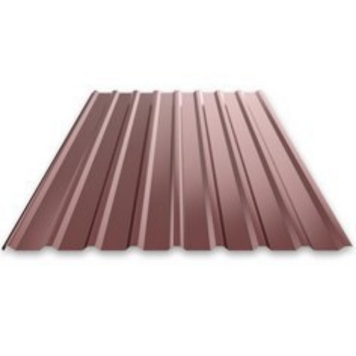 Metal Roofing Sheet - Color: Brown