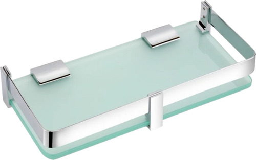Morrow Arc Heavy Glass Bathroom Shelf