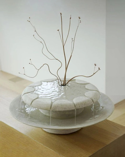 Small Indoor Stone Marble Fountain
