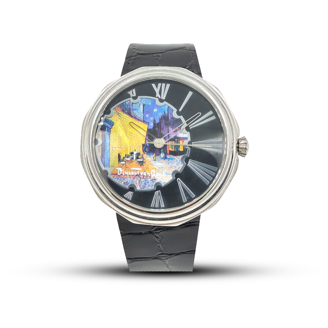 Vincent Van Gogh Solid Stainless Steel Analog Art Work Dial Mens Wrist Watch