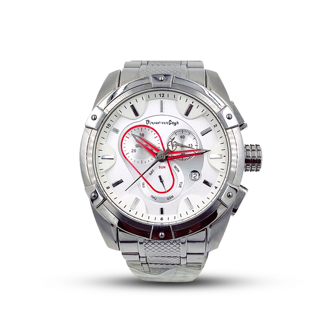 Vincent Van Gogh Solid Stainless Steel Analog Wrist Watch For Mens
