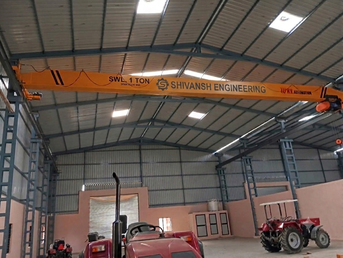 1 Ton Single Girder Eot Cranes - Height: 6 Meter (M)