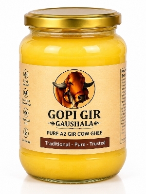 Pure A2 Gir Cow Ghee - Color: Golden Yellow