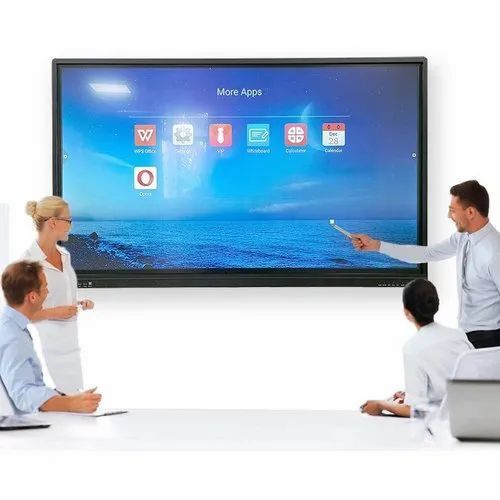 White Interactive Flat Panel 75 Inch