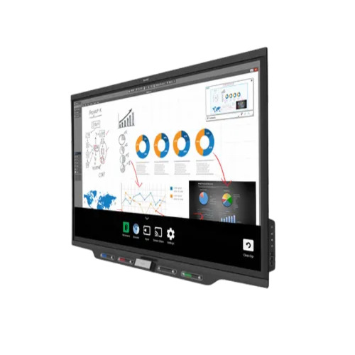 White Interactive Flat Panel Touchscreen