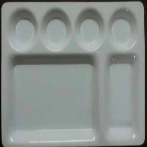 Acrylic 6 Compartment Plate